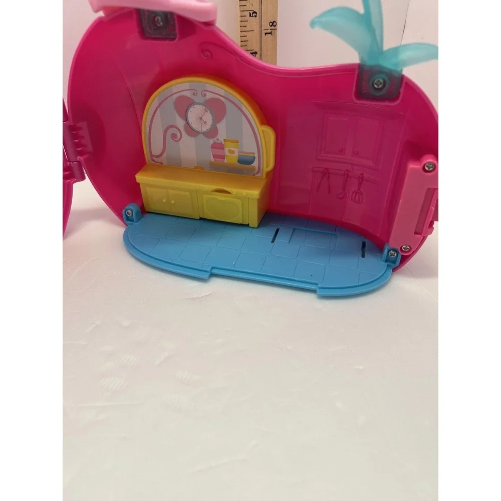 Mattel Toy Shop House Carry Case Playset Pink Blue Yellow Plastic Toy Kids